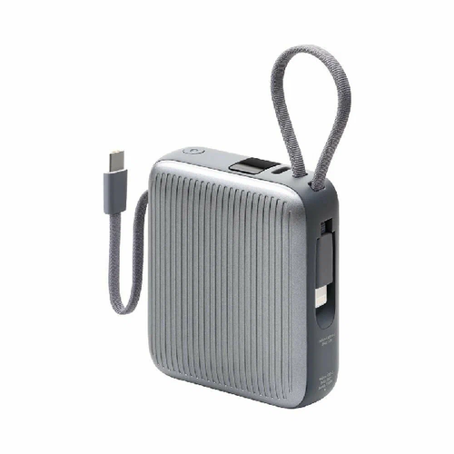 Внешний аккумулятор Deppa NRG Turbo Cable 10000 mAh 22,5W Graphite (33699) фото 