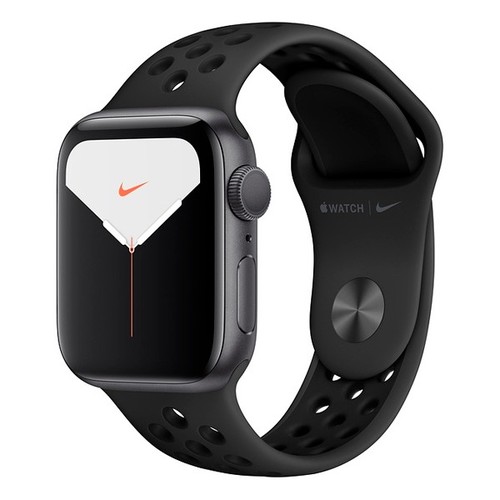 Умные часы Apple Watch Series 5 44mm Aluminum Case with Nike Sport Band Space Gray Aluminum фото 