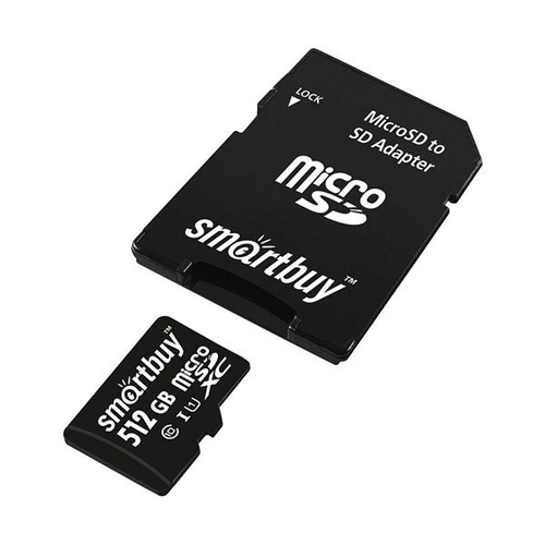 карта памяти SmartBuy microSD 512Gb (class 10) фото 