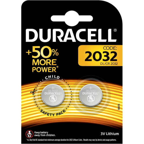 Батарея Duracell CR2032 (блистер 2шт.) фото 